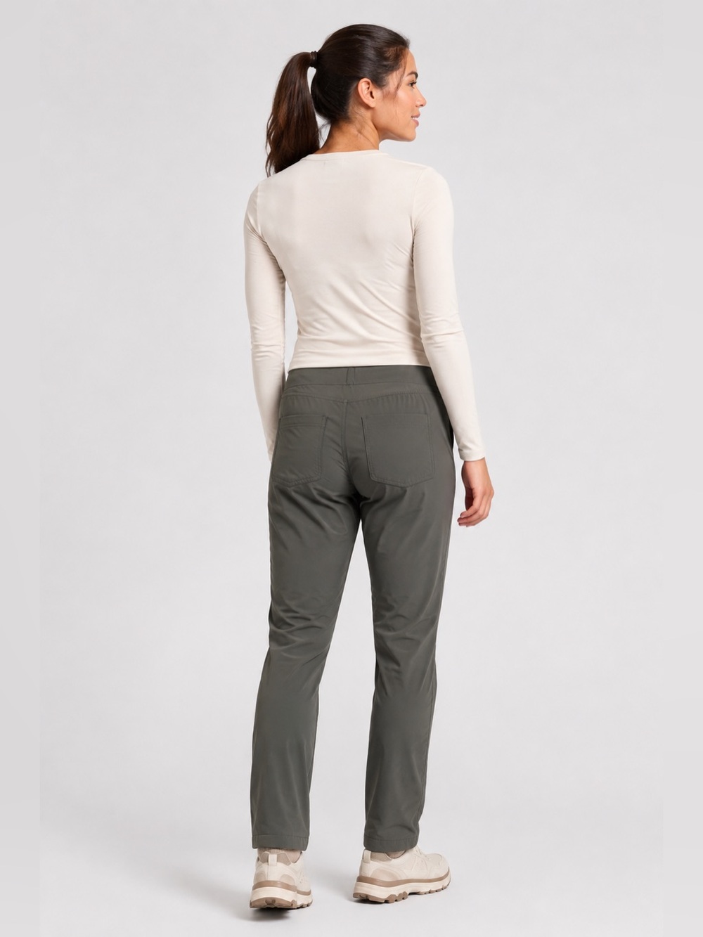 Athleta‎ Wander Trek Tech Softshell Green Pants - Picture 3 of 13